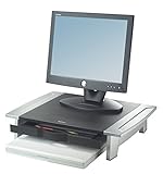 0043859470976 SOPORTE MONITOR FELLOWES OFFICE SUITES - EVITA TENSIONES DE CUELLO - PANTALLAS HASTA 36KG - 5 ALTURAS - BANDEJA ORGANIZADORA