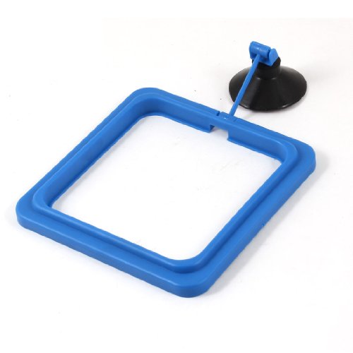 uxcell Square Fish Station Feeder Ring Aquarium Sucker Suction Cup Base