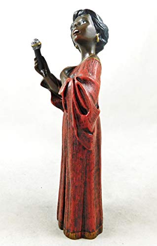 Parastone Figurine de chanteur Gospel Jazz Blues Femme chanteur Musicien Statue Ornement | 3182 – vue 3