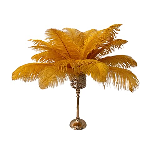 Gold Ostrich Feathers for Wedding & Home Decor