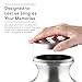 Fedmax Urns for Ashes Adult Male or Female - Funeral and Memorial Cremation Urns for Human Ashes up to 200 lbs with Velvet Bag, Silver