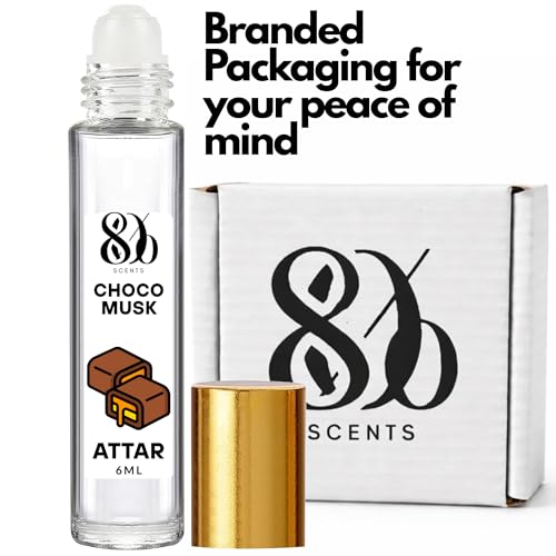 Image of 80% Scents Choco Musk Perfume Oil 6ml | Attar Perfume for Men