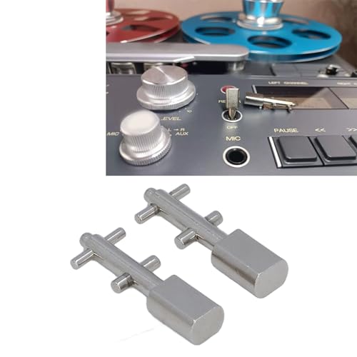 Zamiennik Przełącznika Dwustabilnego do Magnetofonów B77 B710, Magnetofony Szpulowe ze Stali Nierdzewnej Dźwignia Przełączająca do Magnetofonów STUDER A710 PR99 H8WD (2 kawałki)