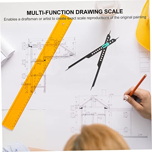 Didiseaon 1Pc Régua De Bússola Ferramentas De Precisão Ferramenta De Desenho Ferramenta De Desenho C