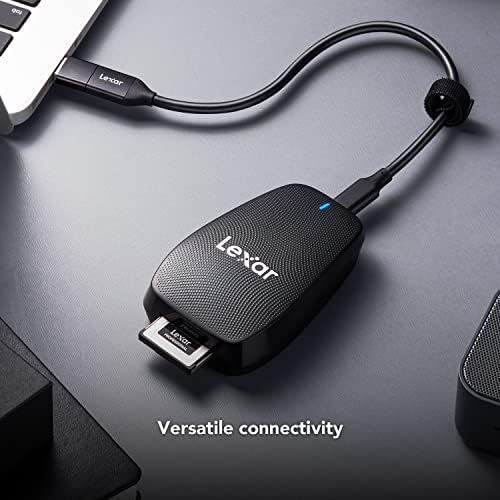 Lexar Professional CFexpress Type B USB 3.2 Gen 2x2 Reader, Up to 1700MB/s Read, Designed for CFexpress Type B Cards (LRW550U-RNBNU)