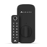 Abode Lock & Keypad: Smart Lock with Keyless Entry Using Keypad, Fingerprint or App - WiFi Connected to Remotely Manage Codes & Access – Works with Existing Door Lock – Alexa & Google Home Compatible