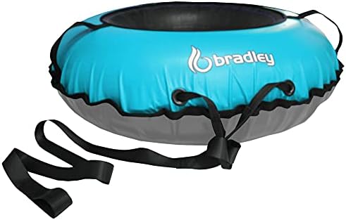 Bradley Snow Tube with 50" Cover | Heavy Duty Inflatable Sledding Tubes (Blue)