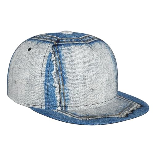 Vendhui Hip Hop Trucker Hat Back Denim Pocket Baseball Cap for Summer Outdoor Sport