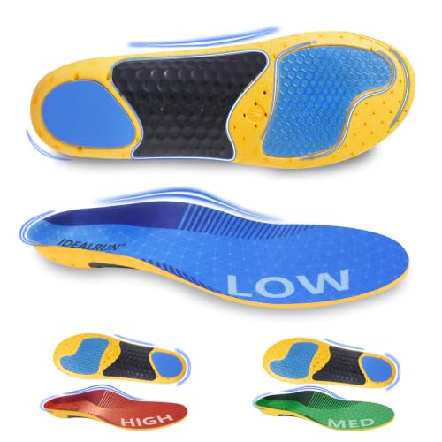 Running Insoles Arch Support Inserts for Men & Women Plantar Fasciitis