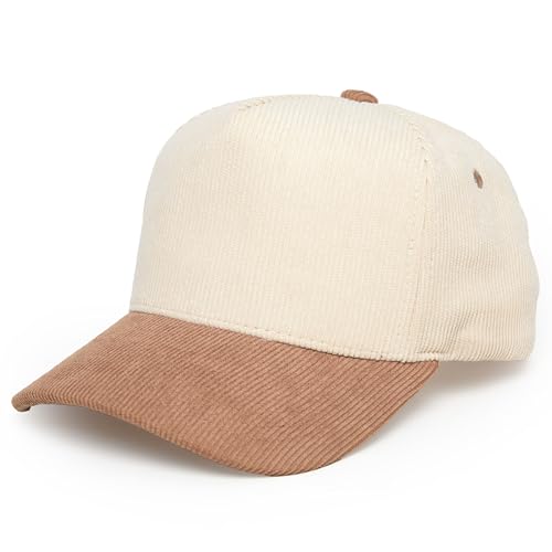 For Men Women Adjustable Vintage Baseball Cap For Casual Travel Outdoor Wear - Khaki/beige