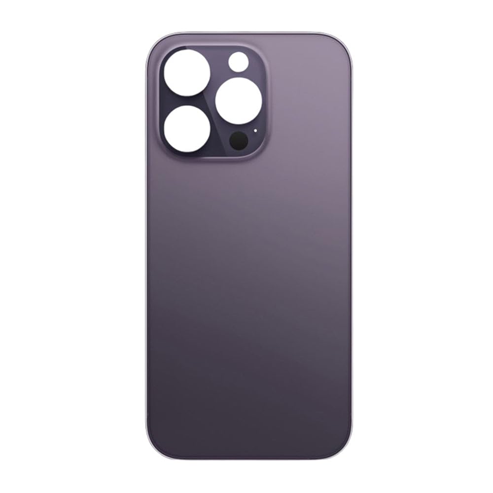 Vitre arrire IP 14 Pro Max verre de remplacement deep purple