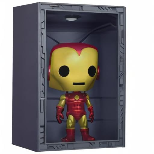 Foto 3 de 3 de Funko Pop Marvel Hall of Armor Iron Man Model 4 Vinyl Figure