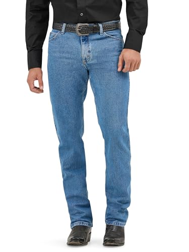 Wrangler Premium Performance Cowboy Cut Regular Fit Jean, Stonewash, 32W x 32L