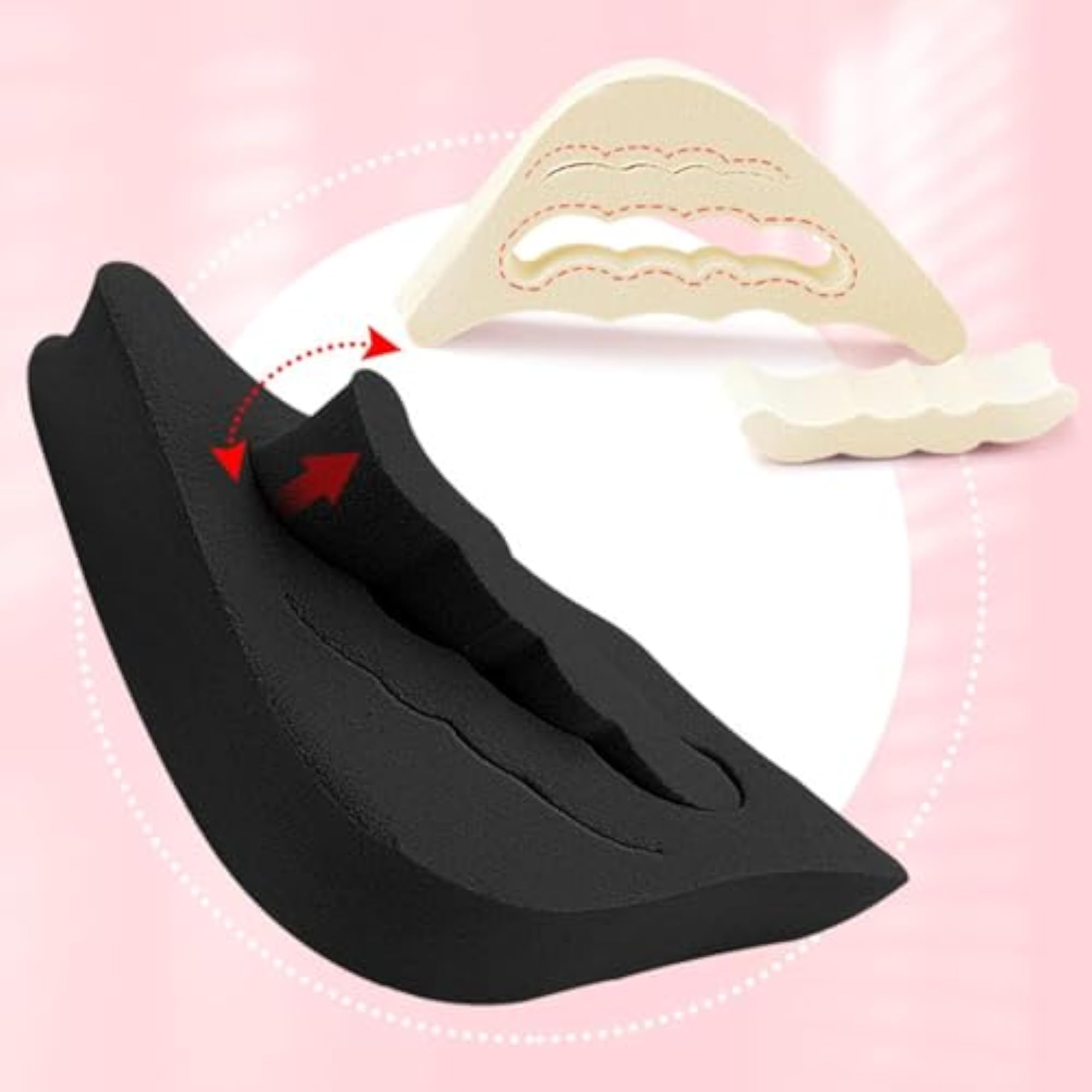 2xToe Filler Inserts Pad Adjustable Soft Toe Plug for Running