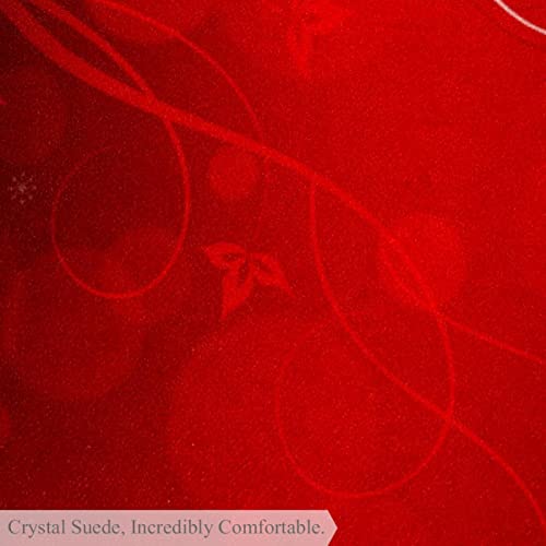 Tapis ronds antidérapants Joyeux Noël doux pour sol glissant 100cm - 7