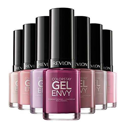 Revlon ColorStay Gel Envy Longwear Nail Enamel, Chip Resistant Diamond Top Coat Nail Polish with Shine, 0.4 fl oz