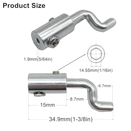 Image of 4 Pcs Z Bend Throttle Cable End Universal Cable Wire Stop for Lawn Mower Mini Bike Go Kart Motor Engine Brake Cable Adjustable Z Head