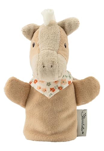 Sterntaler Fingerpuppe Pferd Sunny - weiches Fingerspielzeug für Kinder - zum Erzählen, Kuscheln & Sprachförderung – Perfekter, Kleiner Spielkamerad & Geschenkidee – ideal unterwegs, lichtbeige