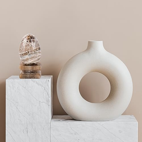 AMOYSTONE Single Morocco Jasper Minerals Crystal Egg with Base for Home Decor Collect, Large Height 3.5-4" by AMOYSTONE - Image 5