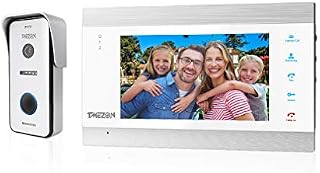 TMEZON 7 Inch Video Door Phone IP Doorbell Intercom Entry System with 1x1080P