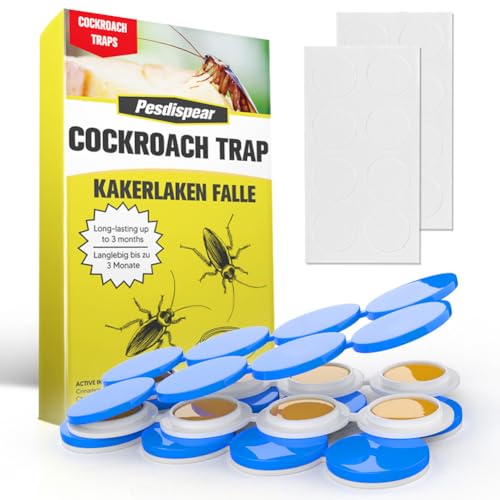 Trampa para cucaracha, producto anti cucaracha protección hasta 2 meses, más eficaz que trampa ultrasónica de 16 piezas