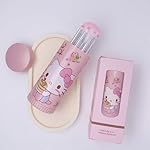 Makeup Brush Set, 8 Pcs Pink Makeup Brushes with Cute Makeup Brush Holder, Eyeshadow Lip Gloss Cosmetic Brushes Kit for Girls and Women - Image 5