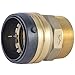 SharkBite 2 Inch MNPT Adapter, Push to Connect Brass Plumbing Fitting, PEX Pipe, Copper, CPVC, PE-RT, HDPE, UXL115450M