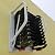 Wall-Mounted Folding Stairs, Folding Loft Staircase with Handrails,Telescoping Attic Ladder with Pull Down System, 12 Steps Attic Stairs, Home Indoor Outdoor Attic (Black)