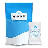 INTERTECK PACKAGING 60 Clay Packets - Rechargeable Tyvek Desiccant Packets and Dehumidifiers (Non-Indicating, 8 Pack)
