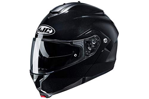 HJC, Casco modular moto C91 metal black, L