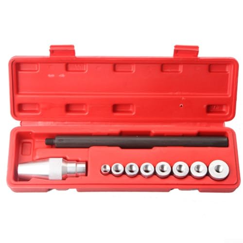 Clutch Alignment Tool Set with 8 Adaptors Aluminium Alloy Auto Repair Kit for Cars Light Trucks and Tractors 10 Piece