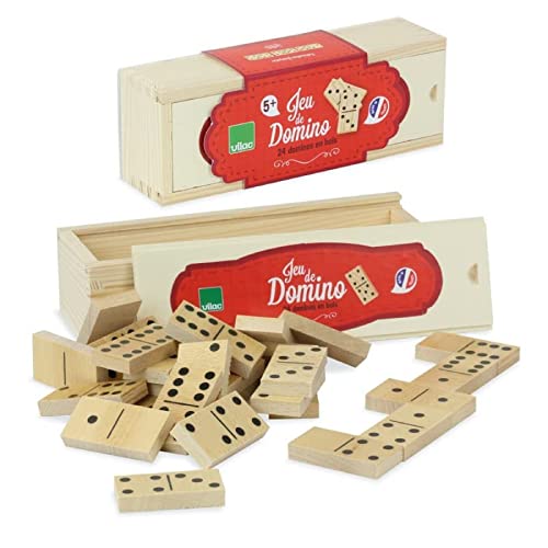 Jeu de Dominos en Bois Classique Vilac Amusement et Apprentissage Neuf - vue 4