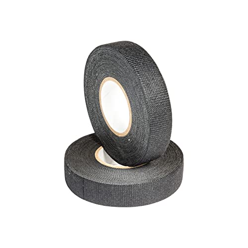 SANKEMU 10 Rolls Wire Harness Tape, 3/4 inch x 49 Feet Adhesive Fabric Tape,High Temp Wiring Loom Self-Adhesive Felt Cloth Electrical Tape for Automotive Engine