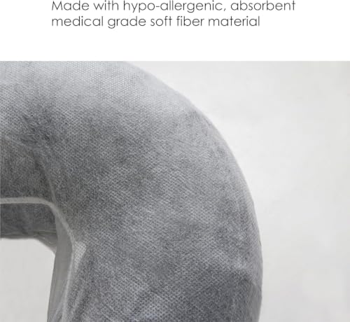 Image of EARTHLITE Fitted Disposable Face Cradle Covers - Medical-Grade, Soft, Non-Sticking Massage Headrest Covers for Massage Tables & Massage Chairs (50 count)