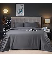 Shilucheng Cooling Breathable Bamboo_ Bed Sheets Set - Queen Size,1800 Thread Count Super Silky S...