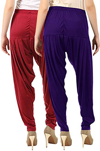 Image of Buy That Trendz Patiala Salwar for Women Relaxed Fit Viscose Patiyala Salwar Harem Bottom Pants