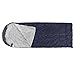 SPYMINNPOO Camping Sleeping Bag with Hood, Hollow Cotton Filling, Zipper Closure, Fasteners, for Backpacking Camping Sleeping Bag (Dark Blue)