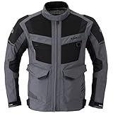 RSタイチ(RS TAICHI) バイクウェア ライディングジャケット 春夏 通気性 メッシュ CEプロテクター内蔵 防水ポケット アドベンチャー オフロード コンパス エアージャケット RSJ340 EAGLE GRAY L