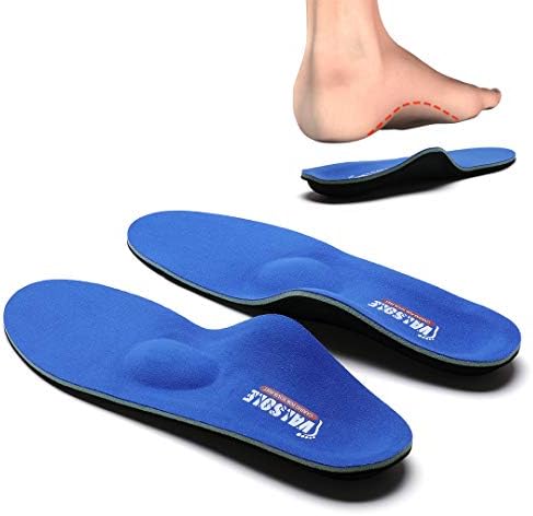 Valsole Plantar Fasciitis Insoles for Men and Women Arch Supports Orthotics Shoe Inserts, Relieve Flat Feet, High Arch, Foot Pain (Blue-B, Mens 8-8 1/2 | Womens 10-10 1/2 (10.63")(270MM))