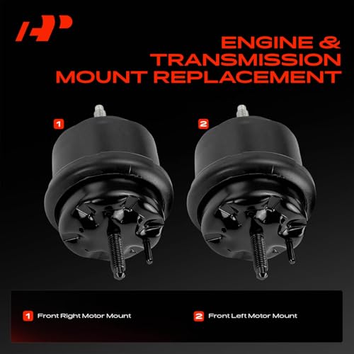 A-Premium 2PCS Engine Motor Mount and Transmission Mount Kit Compatible with Ford Five Hundred 2005-2007, Freestyle 2005-2007 & Mercury Montego 2005-2007, 3.0L, Replace# 5F9Z6068A, 5F9Z6038BA by A-Premium - Image 3