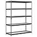 Edsal TRK-602478W5 Heavy Duty Steel Shelving In Black 60x24x78 inches