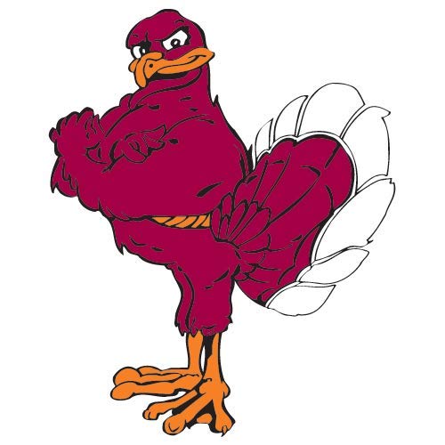 Dreamseat Virginia Tech Hokies with Stand Logo Panel Designed Chairs with Xzipit System