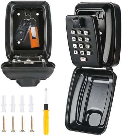 Schlüsseltresor Mit Zahlencode - Wasserdichter Schlüsselkasten Für Wandmontage | 4-stellig