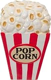 Kare Design Sitzhocker Popcorn, Rot/Weiß, 30x30 cm, Popcorn-Motiv, 110kg Belastbarkeit, Kino, Hocker, Dekoobjekt, Wohnzimmer