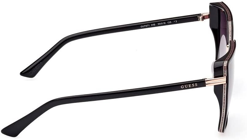 GUESS Sunglasses GU 7871 01B Shiny Black/Gradient Smoke