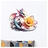 x4 Pink Baby Dragon Vinyl Stickers Cover Marks Non Transparent Waterproof Decals 1@ 20cm Tall Ideal for Toilets or car. 3@ 7cm Tall Ideal for Phone case, Cups & Wine Glass (Baby Pink) #3