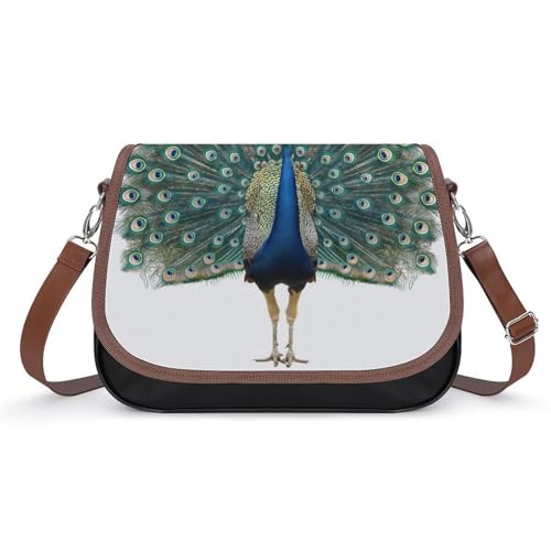 Sac à main pour femmes paon mignon le cadeau en cuir parfait