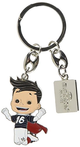 UEFA EURO 2016 Nombre del artículo Llavero Oficial de Doble Colgante con la Mascota de la Euro 2016 para el Oficial en Ganador de la Pesca