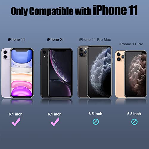 Grifobes Case For Iphone 11/ Iphone Xr 6.1 Inch (Only), Heavy Duty Shockproof Rugged Protective Case For Iphone 6.1 Inch 2019/2018 For Kids Boys Girls Children, Red+Blue #TOP7