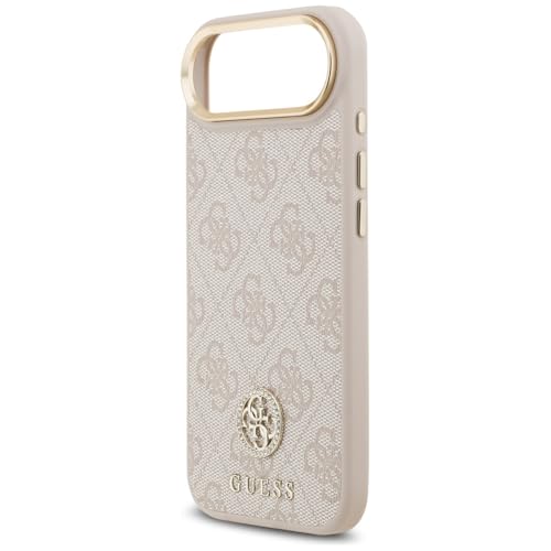 Coque antichoc Guess iPhone 17 Air Strass Rose MagSafe robuste - 6